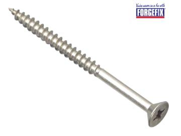 ForgeFix Multi-Purpose Pozi Compatible Screw CSK ST S/Steel 5.0 x 70mm Forge Pack 10