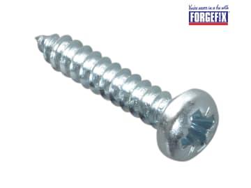 ForgeFix Self-Tapping Screw Pozi Compatible Pan Head ZP 3/4in x 6 ForgePack 40