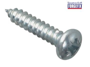 ForgeFix Self-Tapping Screw Pozi Compatible Pan Head ZP 3/4in x 8 ForgePack 30