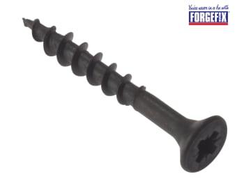 ForgeFix Carcass Screws Pozi Compatible SCT Black Phosphate 4.2 x 32mm Box 200