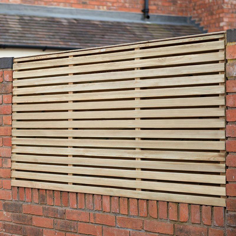 22mm x 75mm x 4.8m - Treated Planed Redwood Cladding (Venetian Hit & Miss Style)