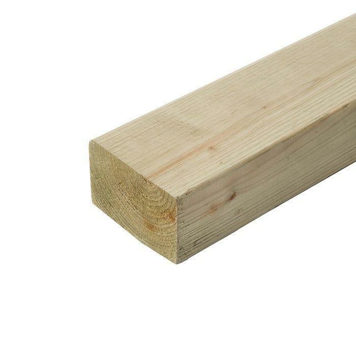 47mm x 75mm (3 x 2) - Sawn Kiln Dried & Regularised C24 Graded Timber