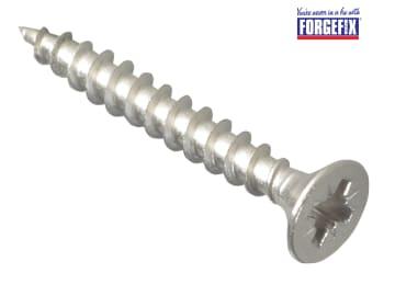 ForgeFix Multi-Purpose Pozi Compatible Screw CSK ST S/Steel 4.0 x 30mm Forge Pack 30