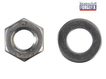 ForgeFix Hexagonal Nuts & Washers A2 Stainless Steel