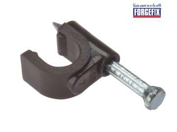 ForgeFix Coax Cable Clip Round
