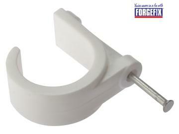 ForgeFix Pipe Clip with Masonry Nail