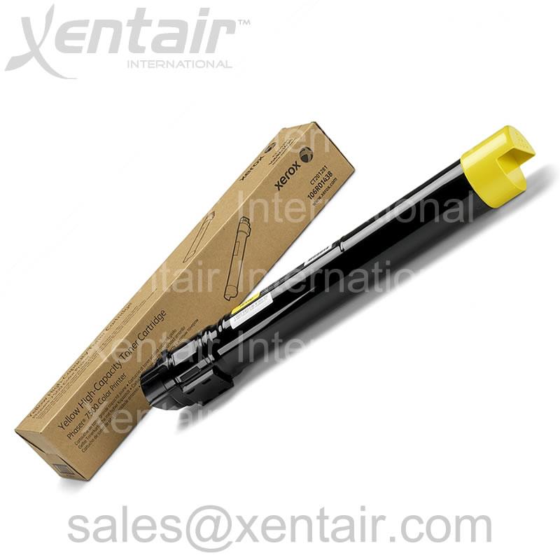 Xerox® Phaser™ 7500 High Capacity Yellow Toner Cartridge 106R01438