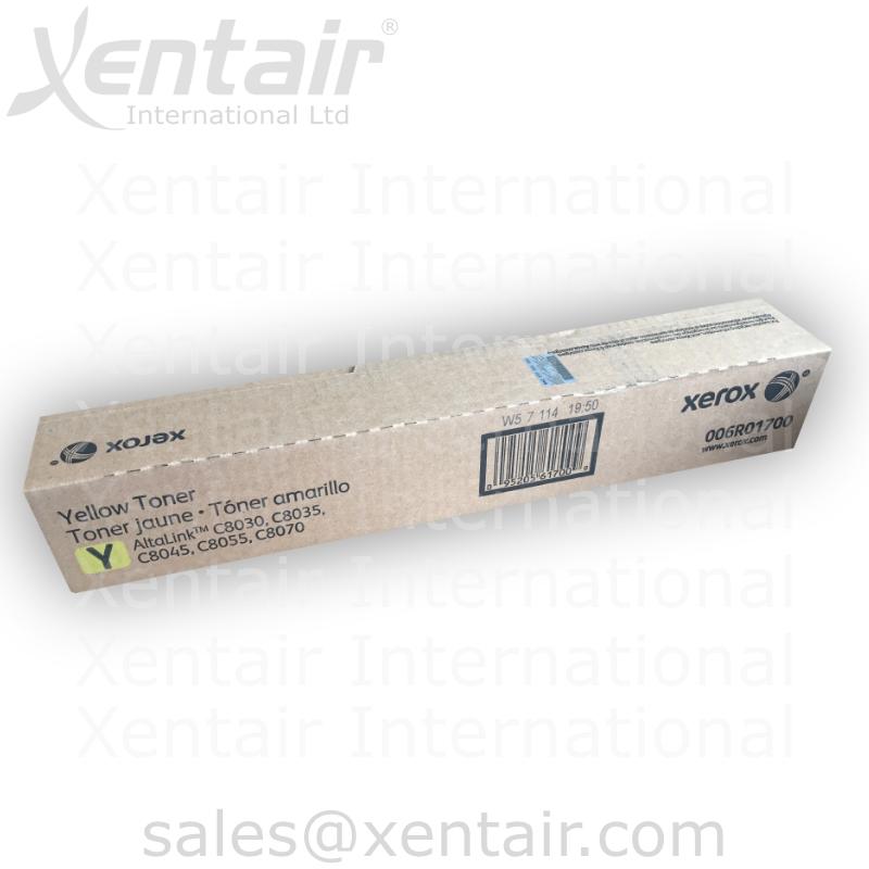 Xerox® AltaLink® C8030 C8035 C8045 C8055 C8070 Yellow Toner Cartridge 006R01700 6R1700
