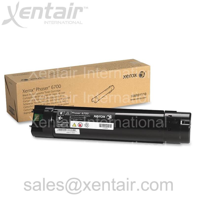 Xerox® Phaser™ 6700 Black High Capacity Toner Cartridge 106R01510 106R1510