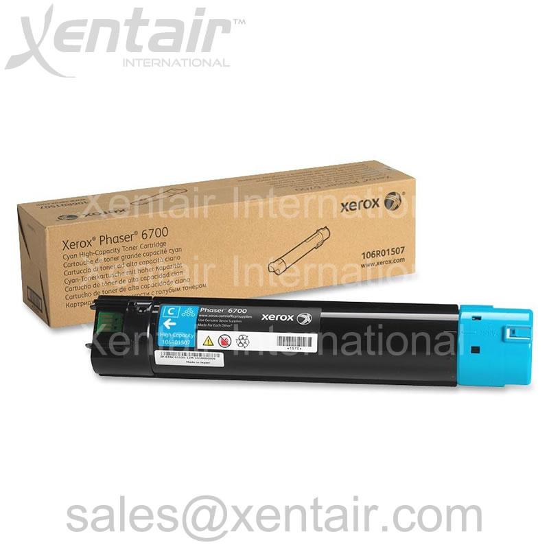 Xerox® Phaser™ 6700 Cyan High Capacity Toner Cartridge 106R01507 106R1507