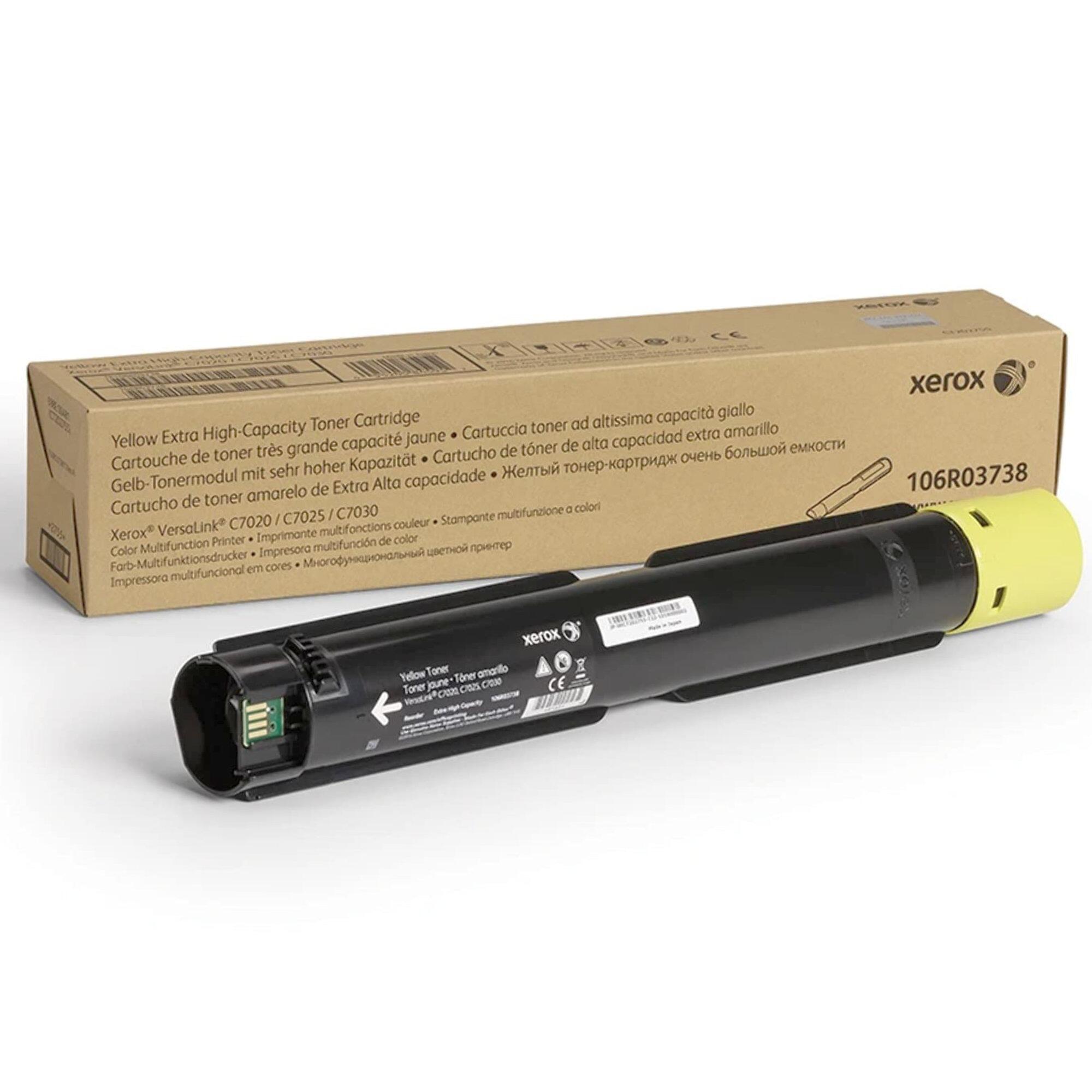 Xerox® VersaLink® C7020 C7025 C7030 Extra High Capacity Yellow Toner Cartridge 106R03738 106R3738