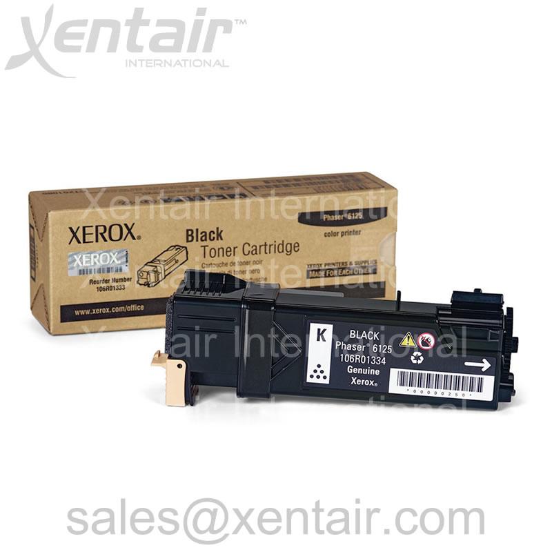 Xerox® Phaser™ 6125 Black Toner Cartridge 106R01334 106R1334 CT201082