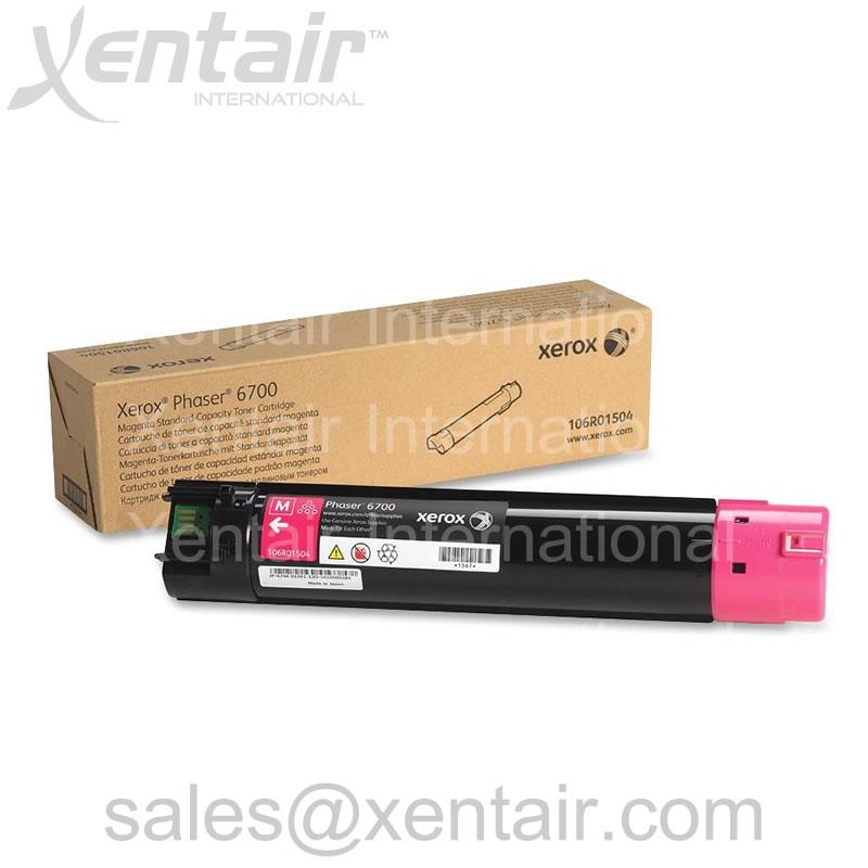 Xerox® Phaser™ 6700 Magenta Standard Capacity Toner Cartridge 106R01504 106R1504