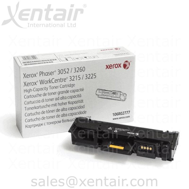 Xerox® Phaser™ 3052 3260 WorkCentre™ 3215 3225 High Capacity Toner Cartridge 106R02777
