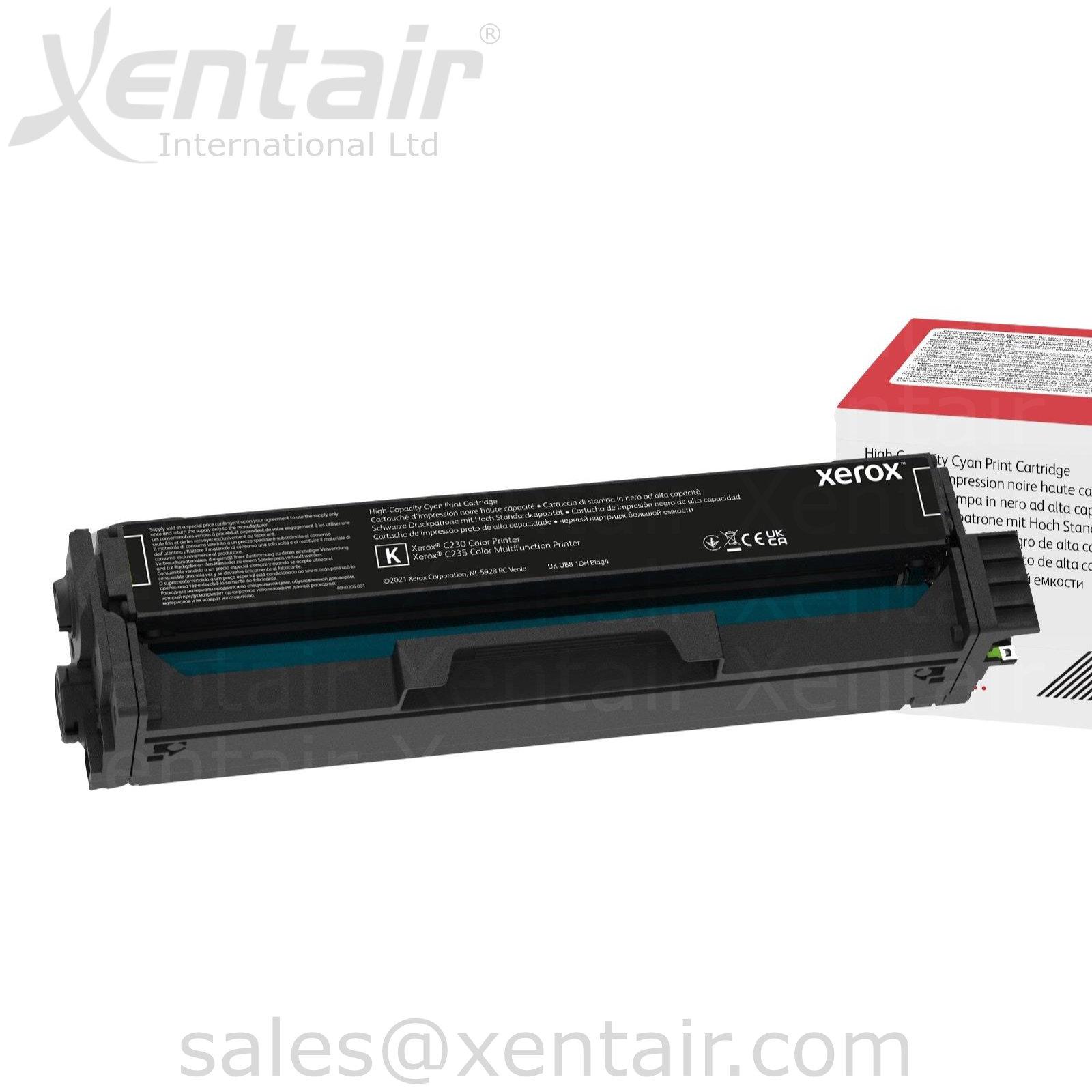 Xerox® C230 C235 High Capacity Black Toner Cartridge 006R04391 6R04391