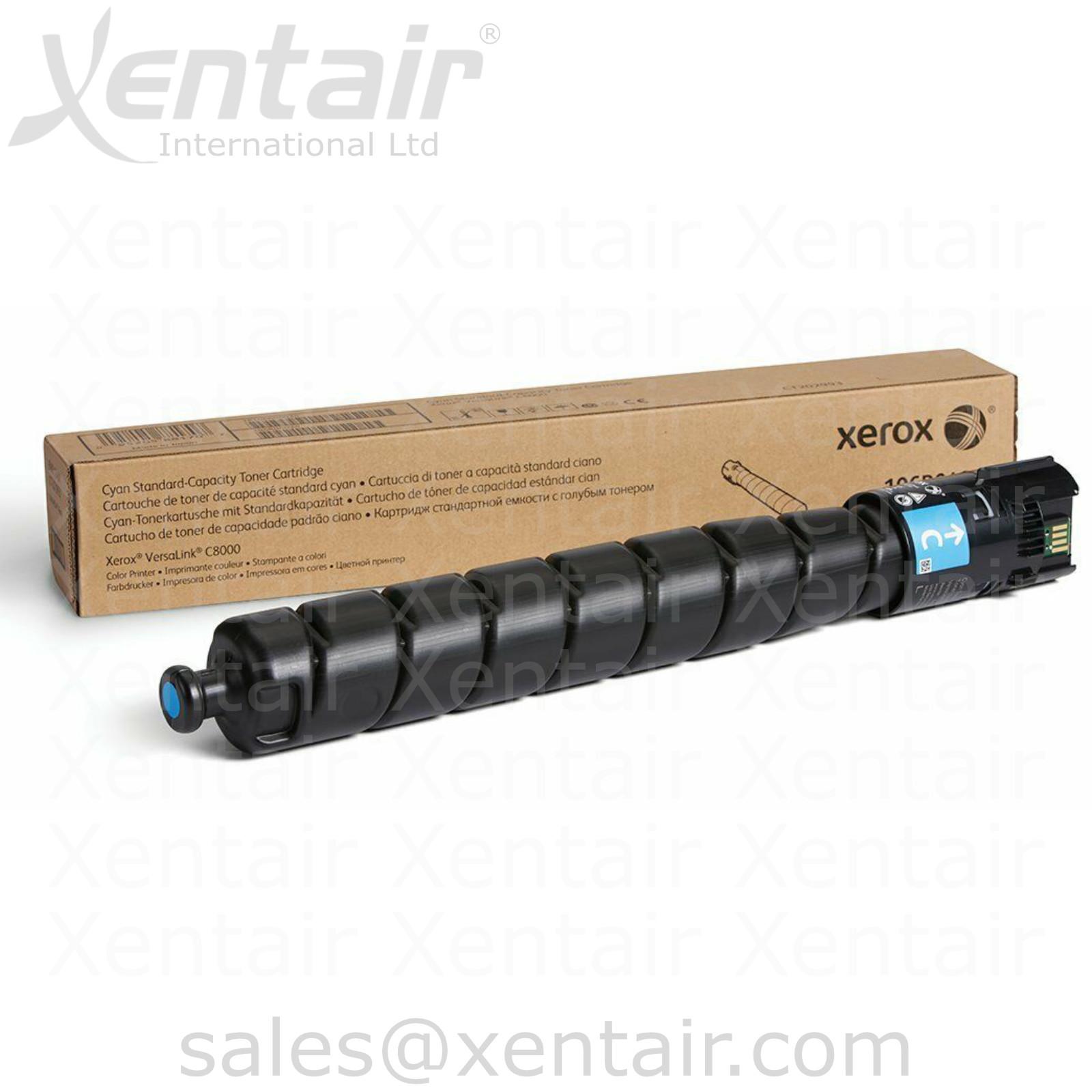 Xerox® VersaLink® C8000 Standard Capacity Cyan Toner Cartridge 106R04038