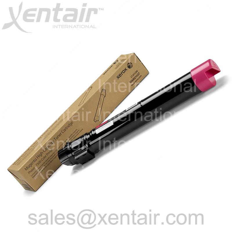 Xerox® Phaser™ 7500 High Capacity Magenta Toner Cartridge 106R01437