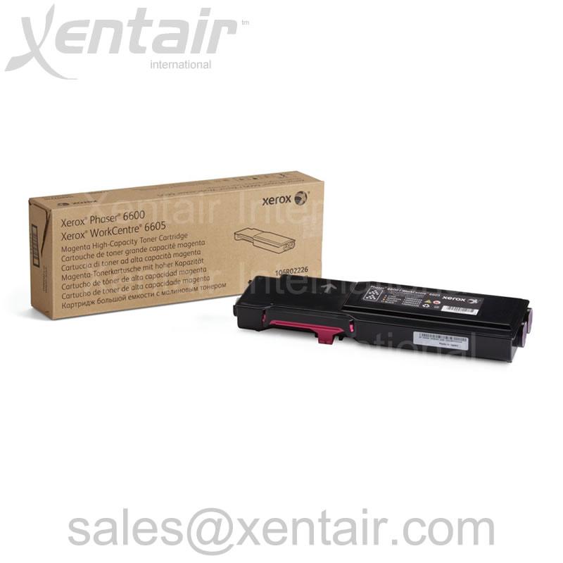 Xerox® Phaser™ 6600 WorkCentre™ 6605 Magenta High Capacity Toner Cartridge 106R02230 106R2230