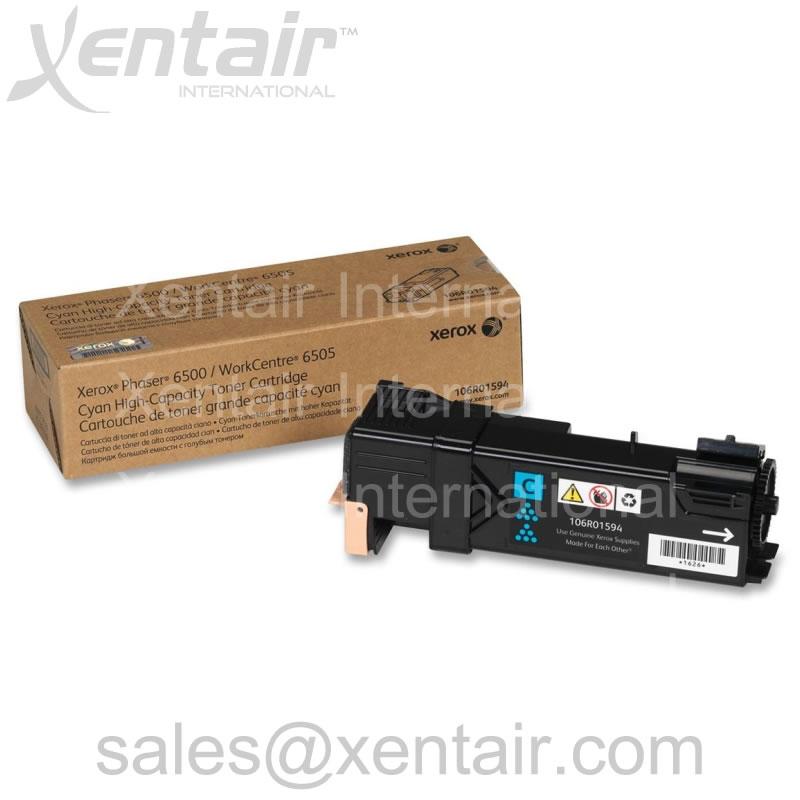 Xerox® Phaser™ 6500 WorkCentre™ 6505 Cyan High Capacity Toner 106R01594 106R1594 CT201626