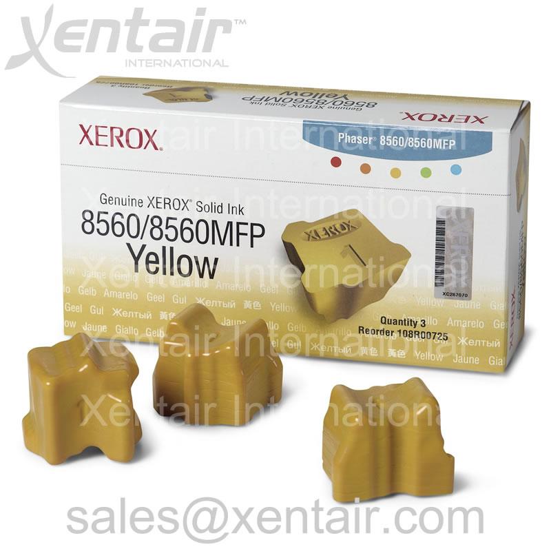 Xerox® Phaser™ 8560 8560 MFP Yellow Solid Ink 108R00725 108R725