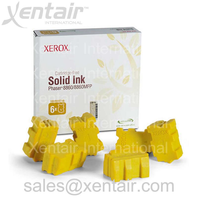 Xerox® Phaser™ 8860 8860 MFP Yellow Solid Ink 108R00748 108R748