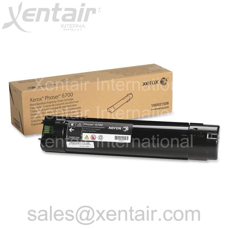 Xerox® Phaser™ 6700 Black Standard Capacity Toner Cartridge 106R01506 106R1506