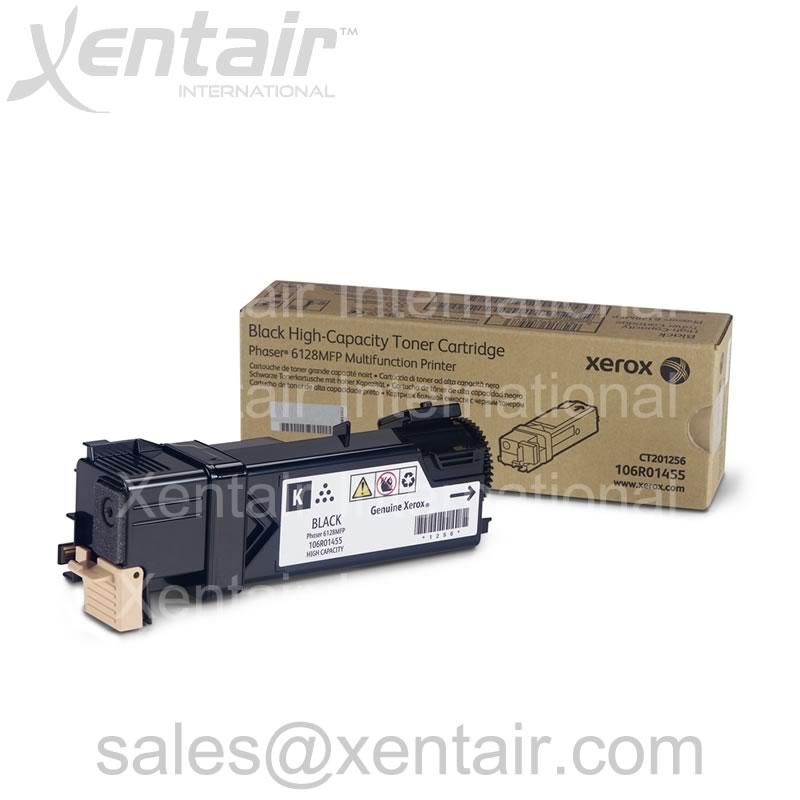 Xerox® Phaser™ 6128 Standard Capacity Black Toner Cartridge 106R01455 106R1455