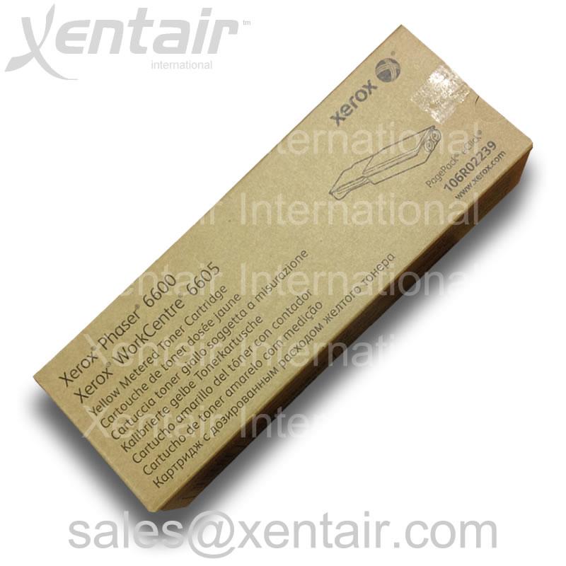 Xerox® Phaser™ 6600 WorkCentre™ 6605 Yellow Metered Toner Cartridge 106R02239