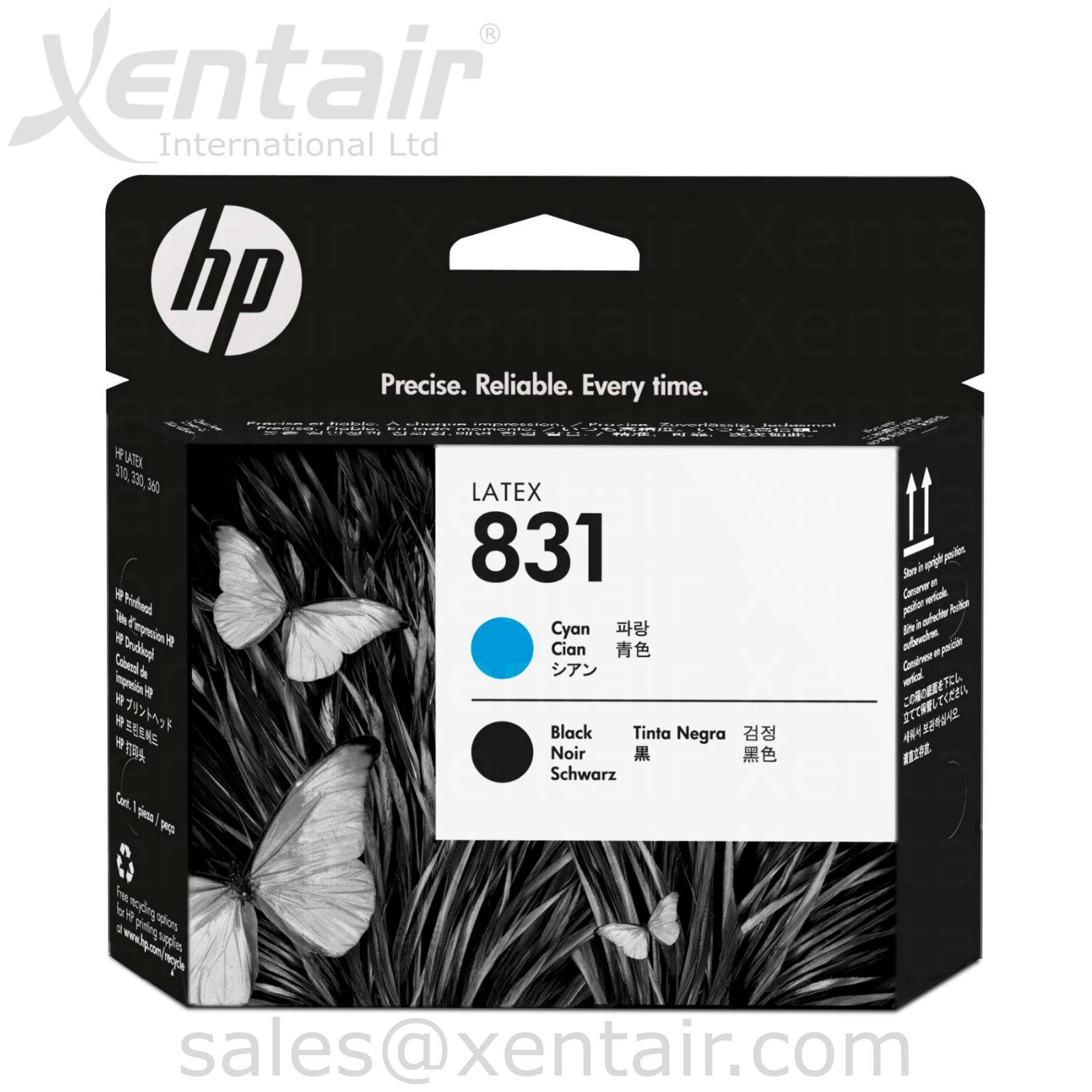 HP® 831A DesignJet Latex 310 330 360 370 831A Cyan & Black Latex Printhead CZ677A