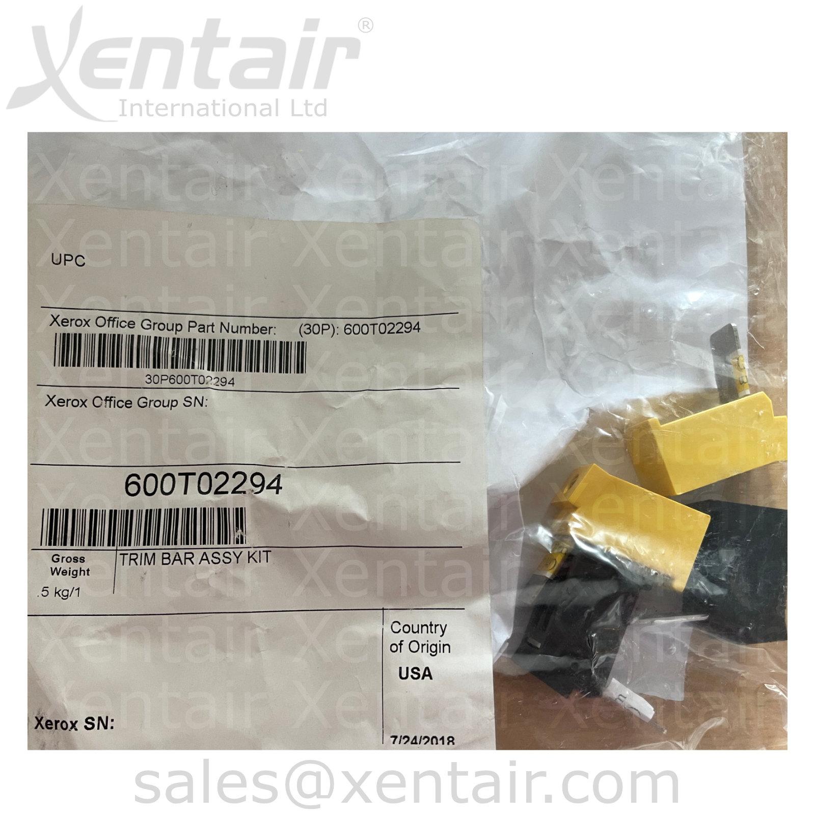 Xerox® iGen3™ Trim Bar Assembly Kit 600T02294 014K10070 014K10080 701R30005