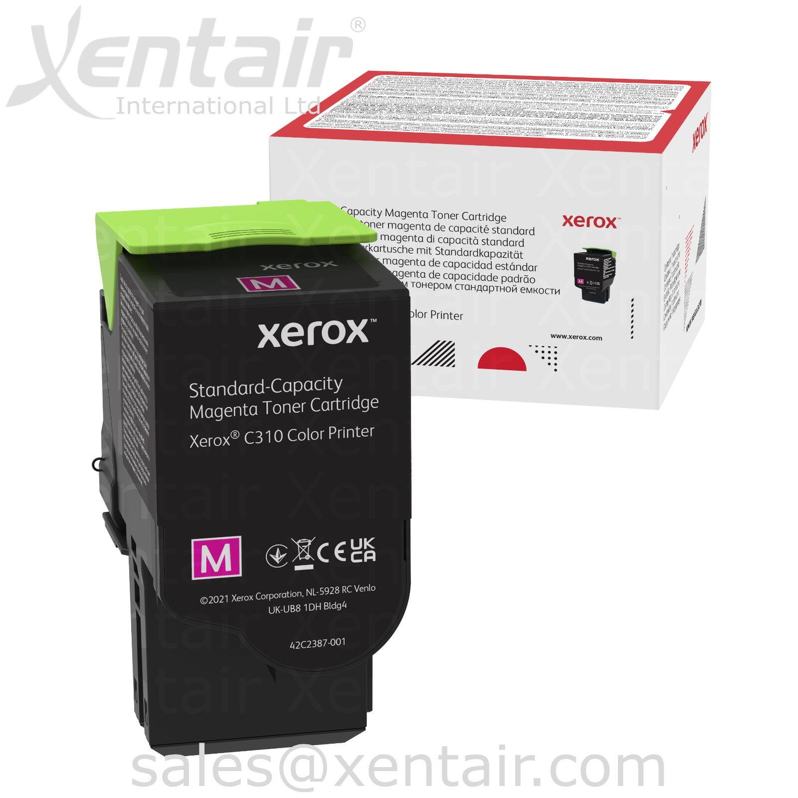 Xerox® C310 C315 Standard Capacity Magenta Toner Cartridge 006R04358 6R04358 6R4358