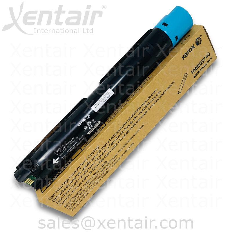 Xerox® VersaLink® C7020 C7025 C7030 Extra High Capacity Cyan Toner Cartridge 106R03740 106R3740