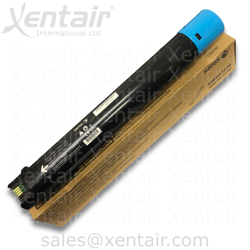Xerox® VersaLink® C7020 C7025 C7030 Cyan Metered Toner Cartridge 106R03736