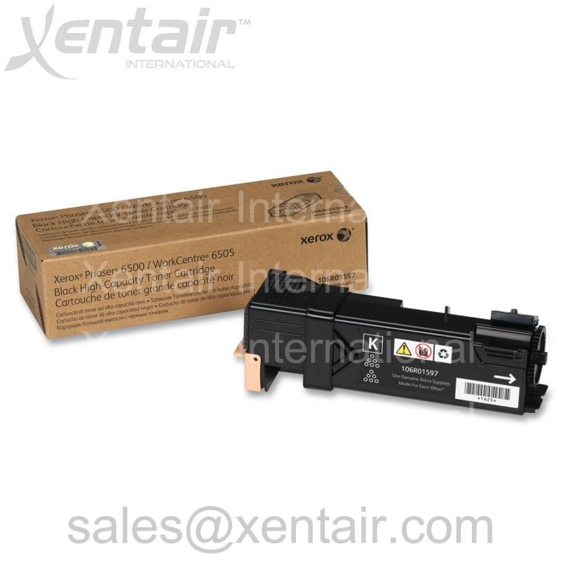 Xerox® Phaser™ 6500 WorkCentre™ 6505 Black High Capacity Toner 106R01597 106R1597 CT201625