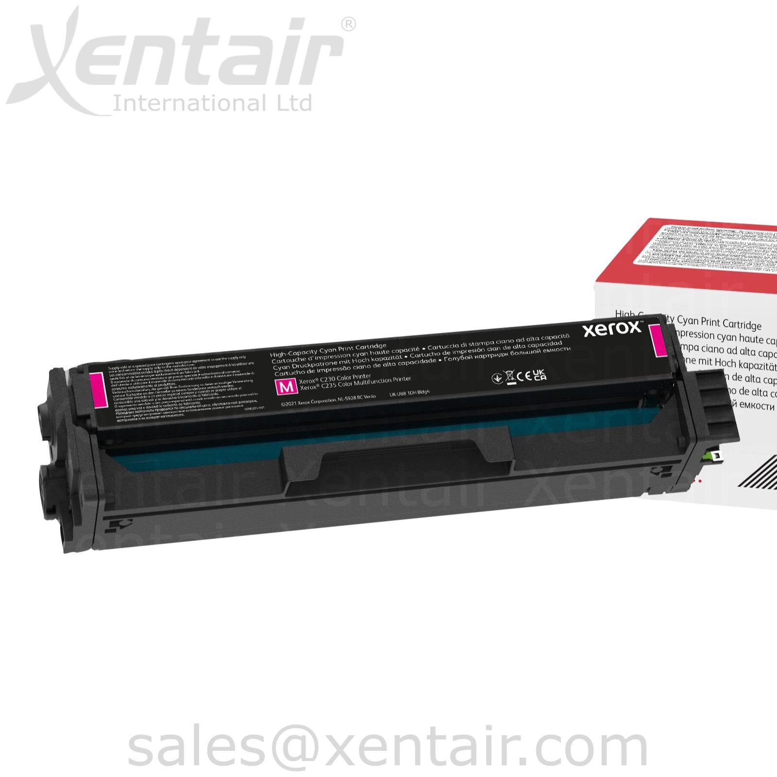 Xerox® C230 C235 High Capacity Magenta Toner Cartridge 006R04393 6R04393