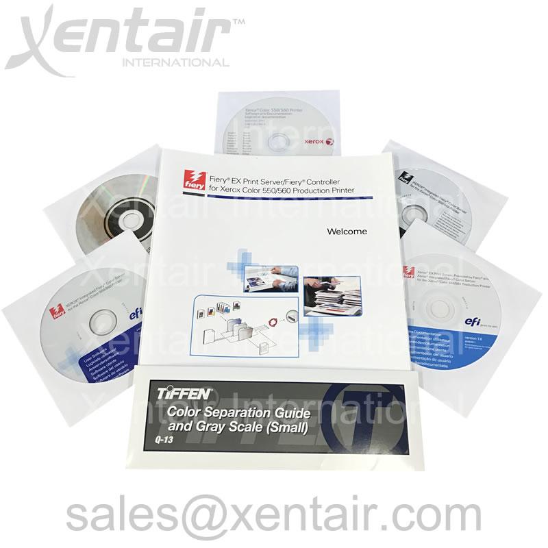 Xerox® Fiery® Color 550 560 Server Software + Tiffen Seperation Guide 45103932