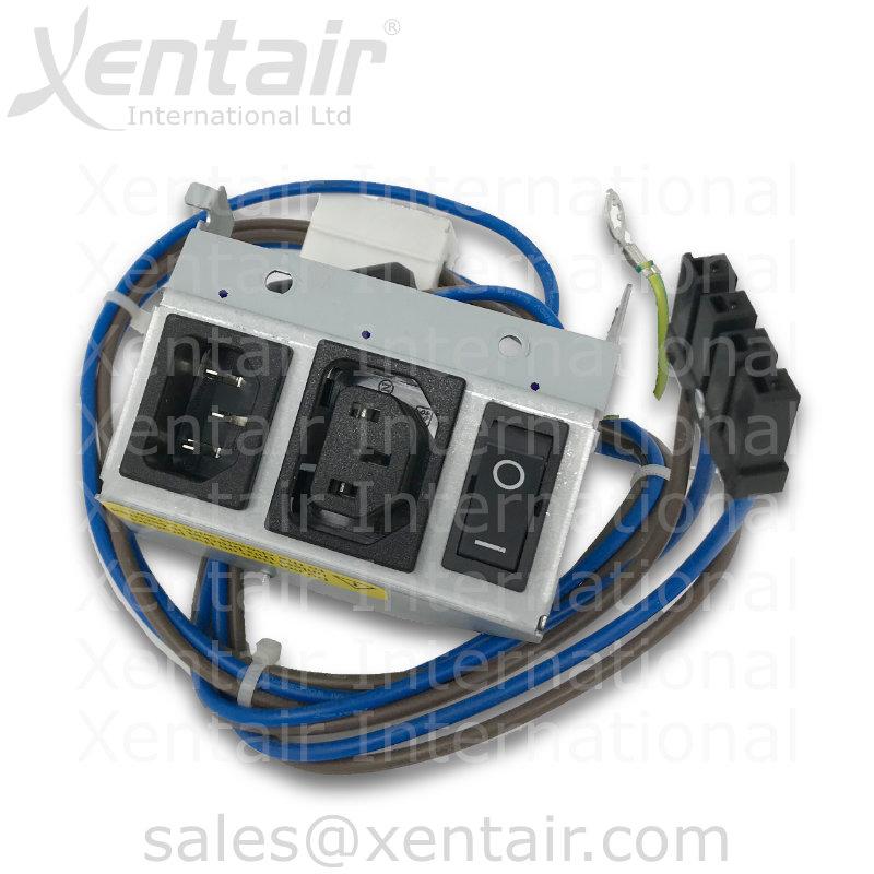 Xerox® ColorQube™ 8700 8900 AC Switch Receptacle With 3.5A Fuses 108E12450