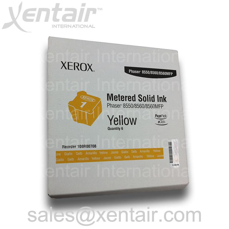 Xerox® Phaser™ 8550 8560 Yellow Solid Ink 108R00708