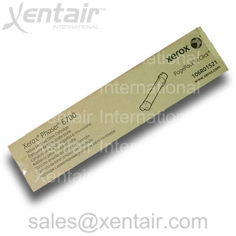 Xerox® Phaser™ 6700 Yellow Metered Toner Cartridge 106R01521 106R1521