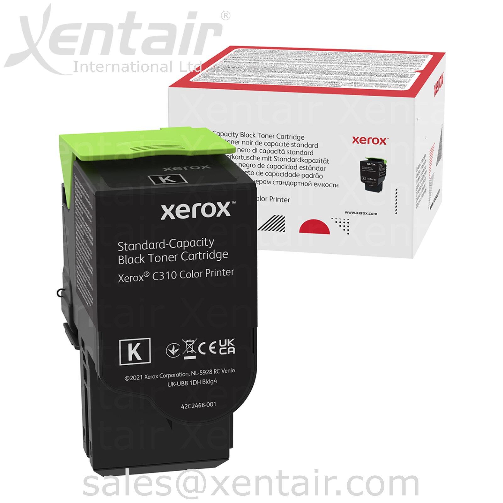 Xerox® C310 C315 Standard Capacity Black Toner Cartridge 006R04356 6R04356 6R4356