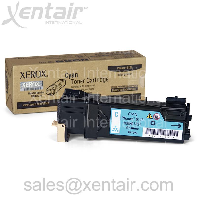Xerox® Phaser™ 6125 Cyan Toner Cartridge 106R01331 106R1331 CT201083