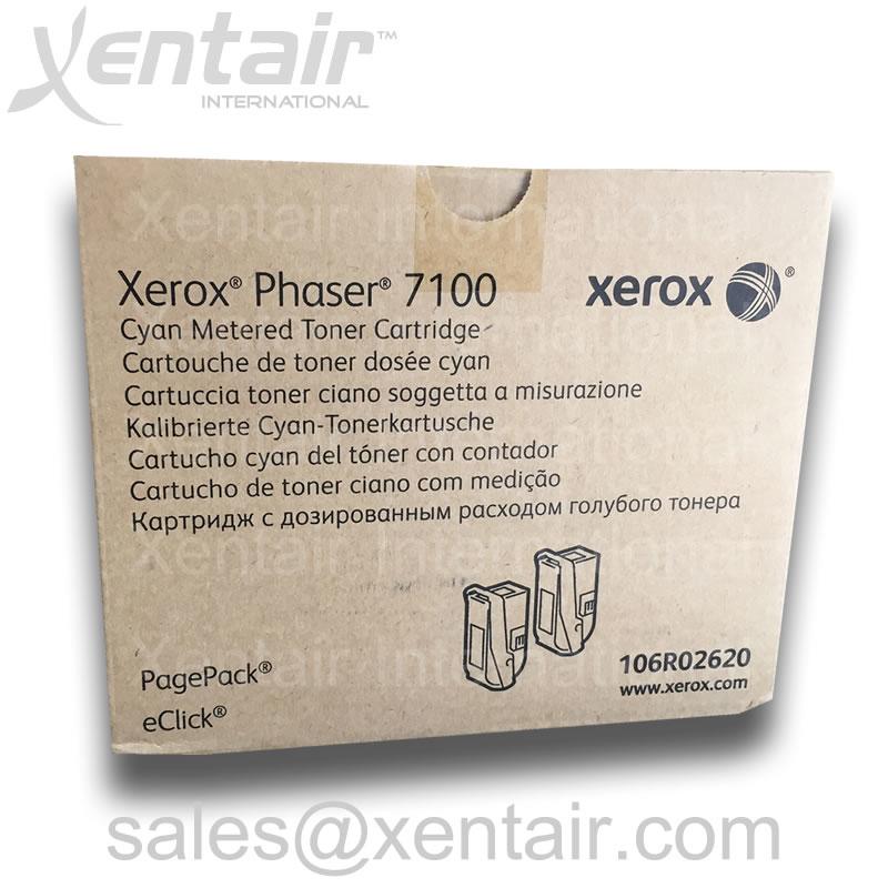Xerox® Phaser™ 7100 Cyan Metered Toner Cartridge 106R02620 106R2620