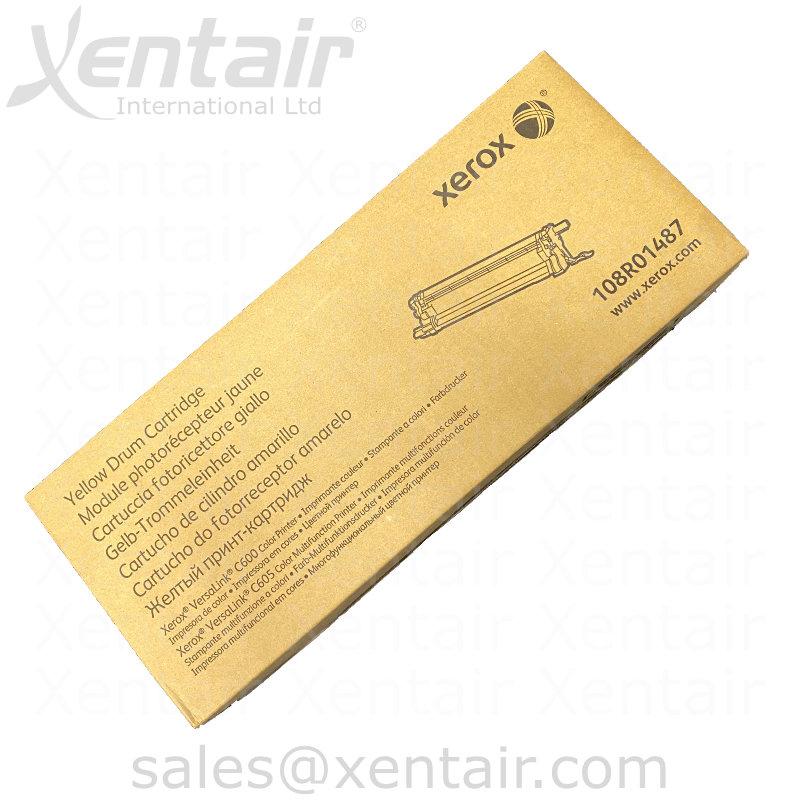 Xerox® VersaLink® C600 C605 Yellow Drum Cartridge 108R01487