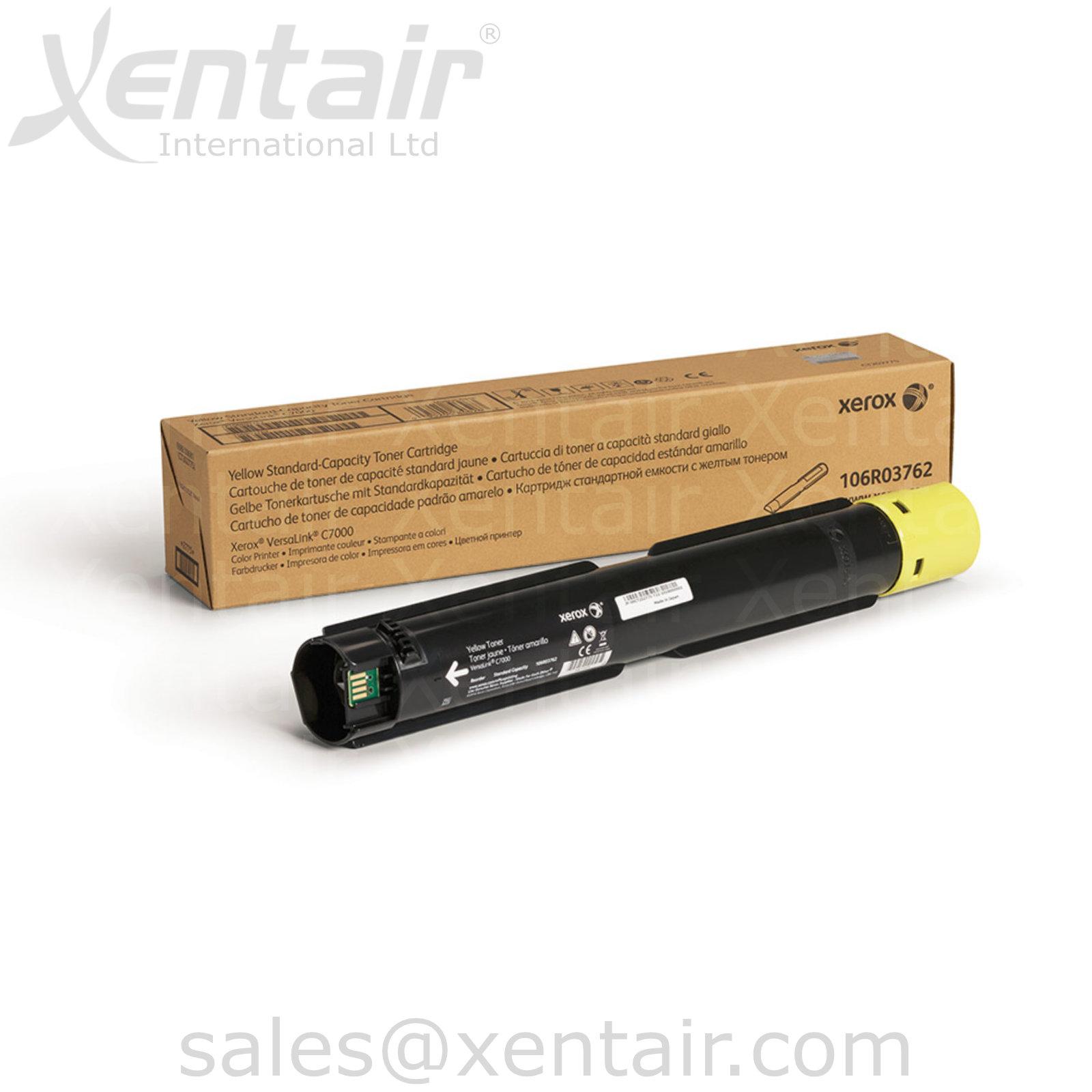 Xerox® VersaLink® C7000 Yellow Standard Capacity Toner Cartridge 106R03762 106R3762