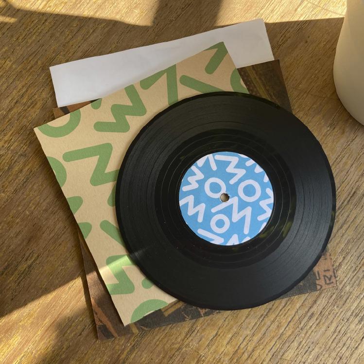 Mini Vinyl Record Drink Coaster Contents