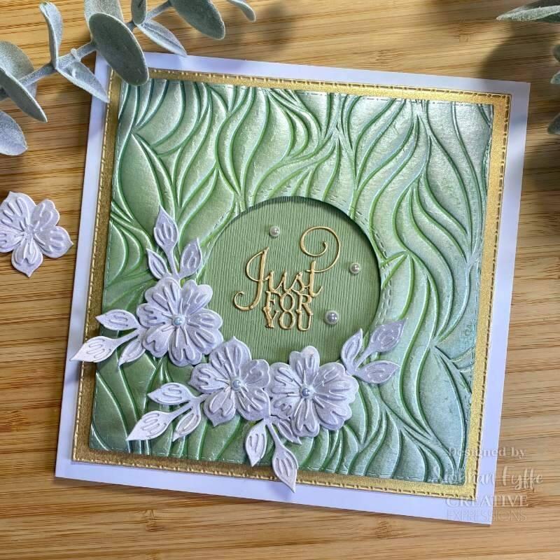 Creative Expressions Tidal Sand 8 in x 8 in 3D Embossing Folder