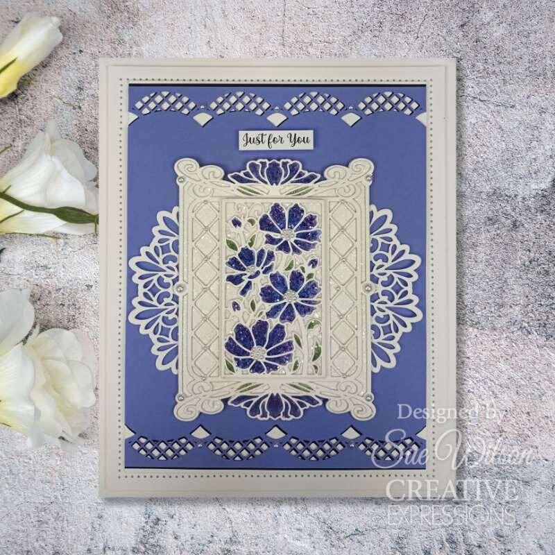 Creative Expressions Sue Wilson Decorative Drapes Border Craft Die