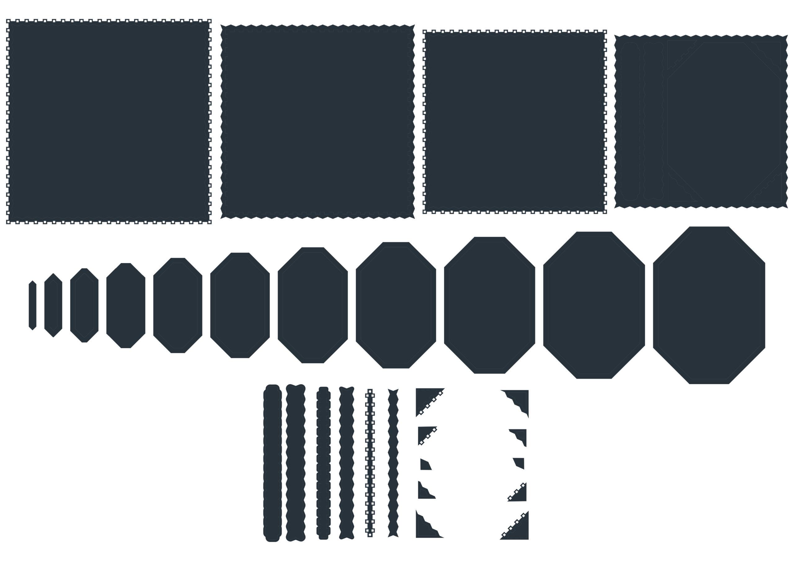 The Paper Boutique Cutting Dies Essential Nesting Die Vol 11