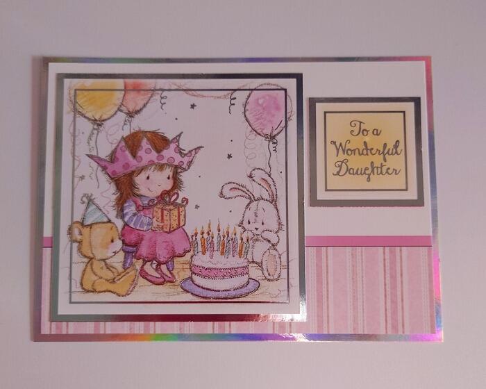 Birthday Children Handmade Quick Card Toppers