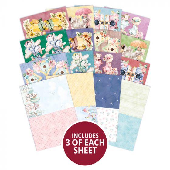 Moonstone Dies Snippables Cute & Colourful A4 Paper Pad